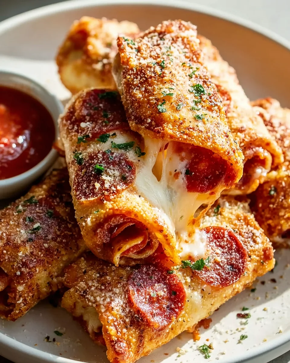 Cheesy Beef Pepperoni Pizza Roll Ups: Easy Snack Recipe!