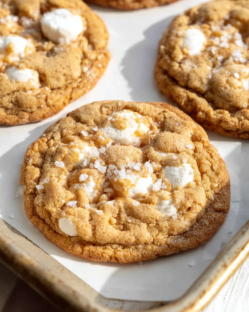 Marshmallow Crispy Cookies Copycat
