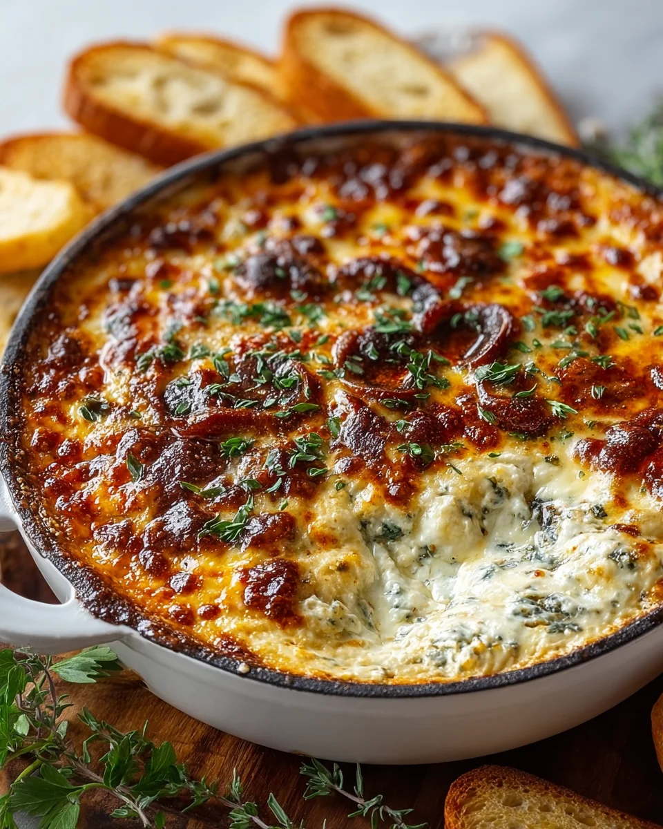 Delicious Stuffed Mushroom Dip Recipe for Parties and Gatherings