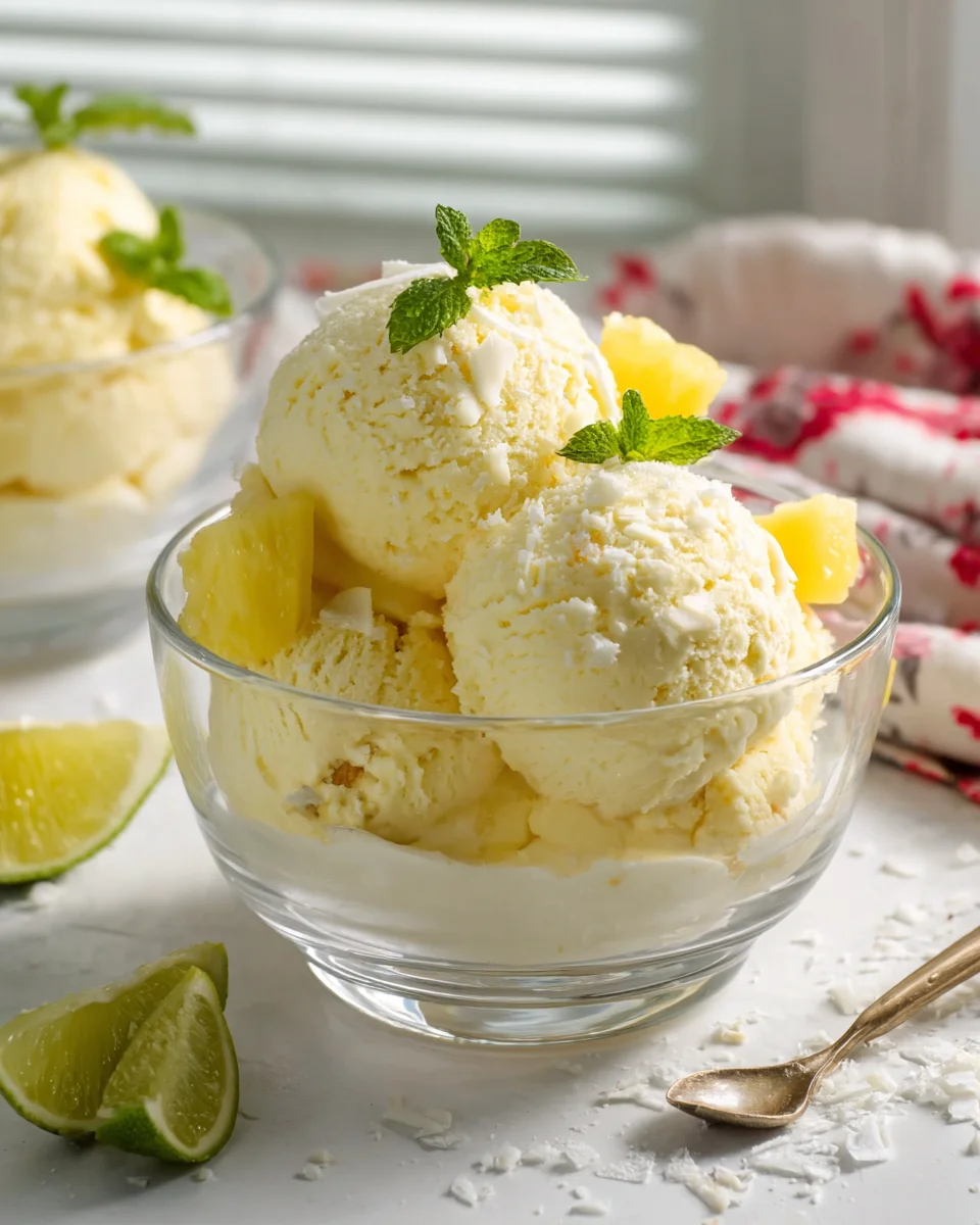 Creamy Pineapple Ice Cream Recipe: Delightfully Refreshing Treat