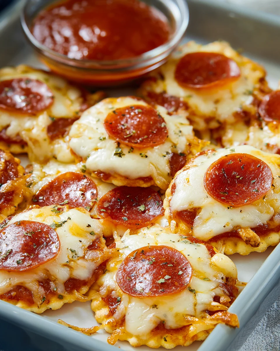 Beef Pepperoni Pizza Crackers