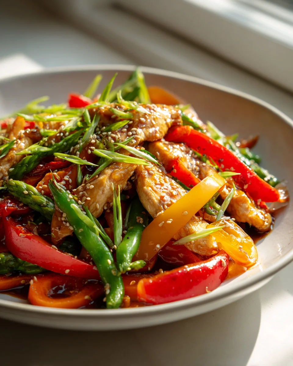 Sesame Soy Chicken Stir Fry: Quick & Flavorful Weeknight Meal
