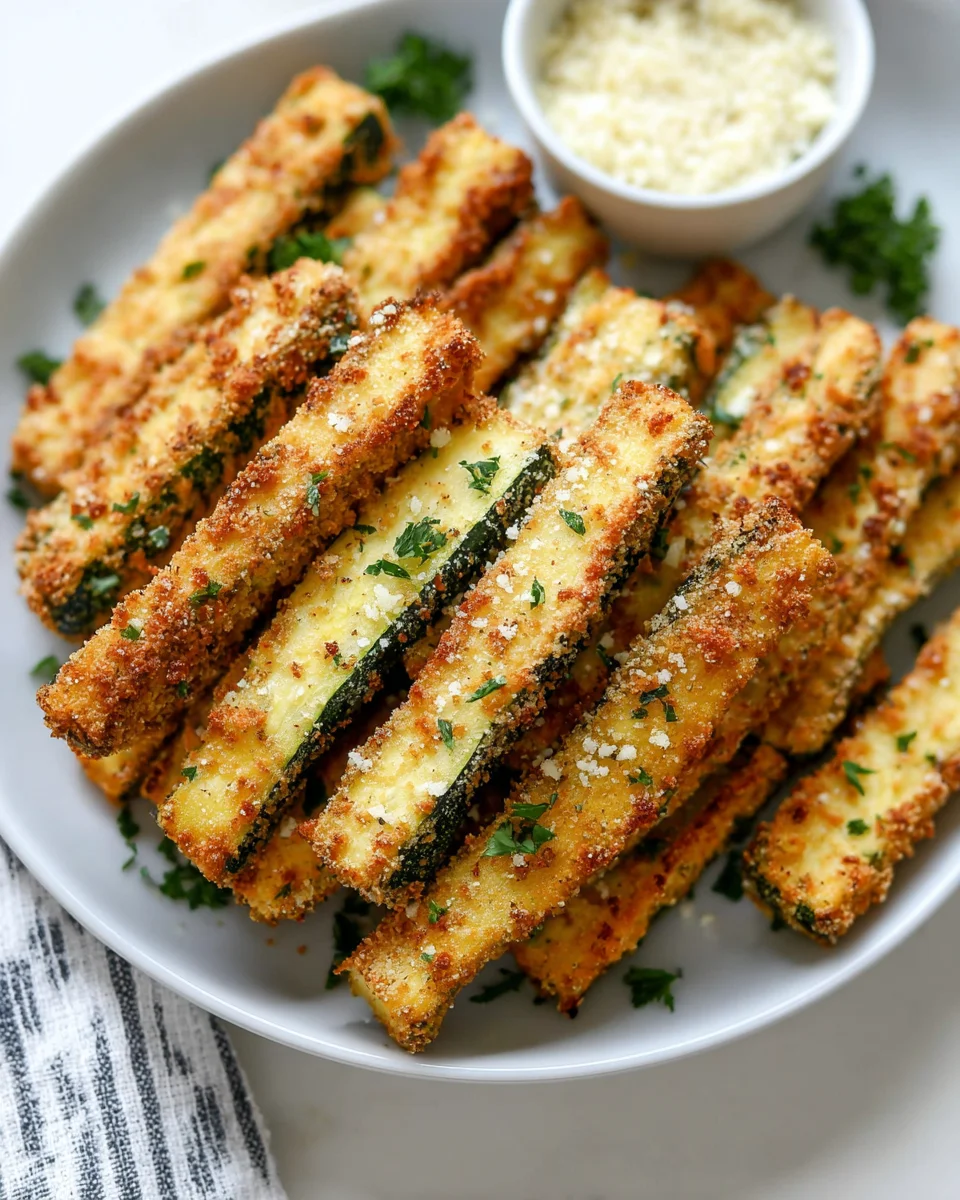 Crispy Low Calorie Air Fryer Zucchini Fries Recipe Delight