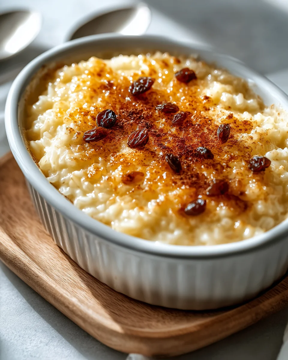Delicious Condensed Milk Baked Rice Pudding Recipe to Try!