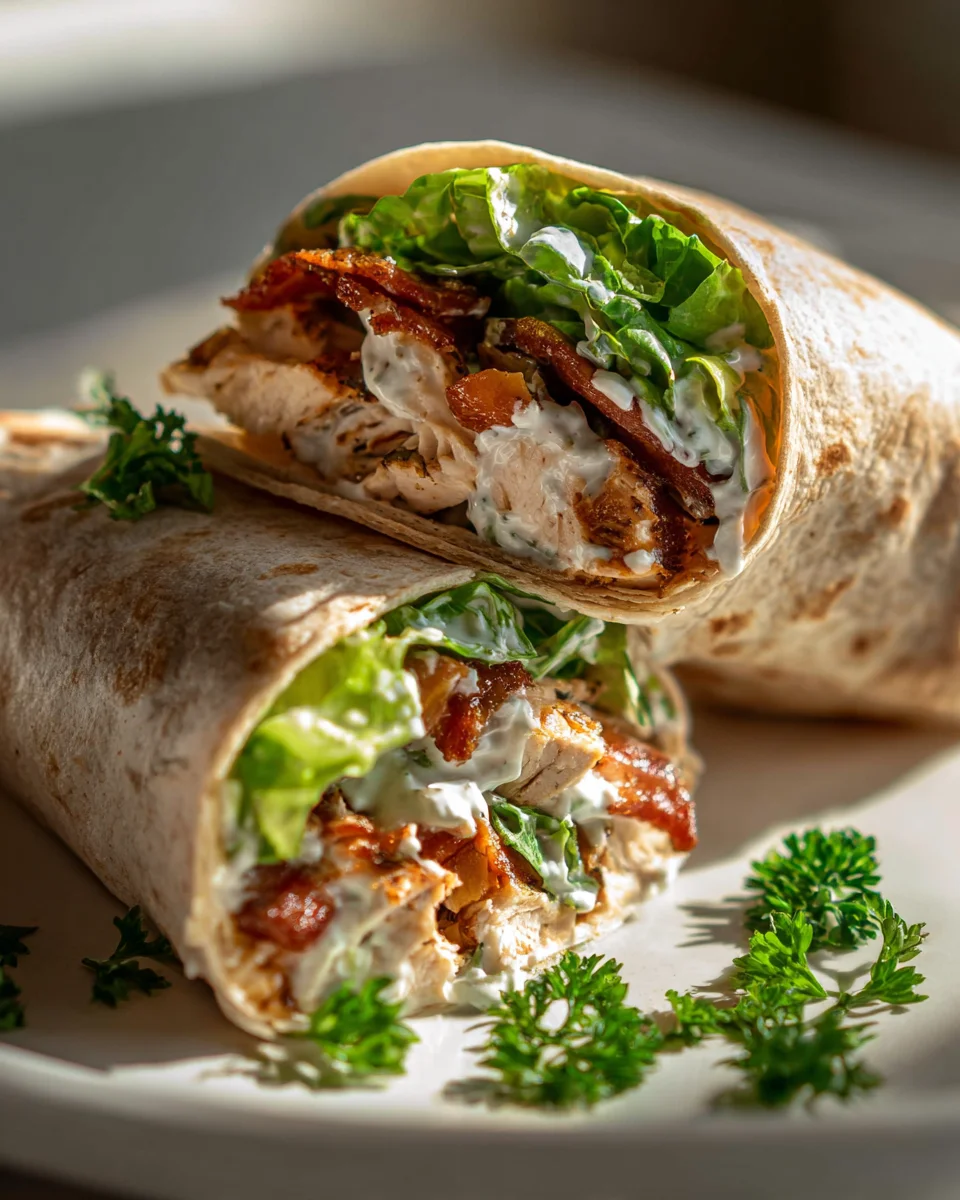 Grilled Chicken Beef Bacon Ranch Wraps - Delicious & Easy Recipe