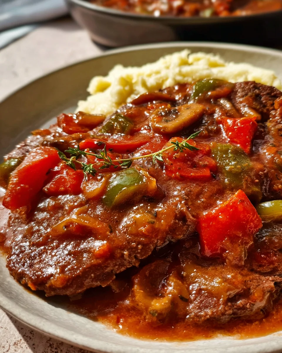 Old Fashioned Swiss Steak with Beef