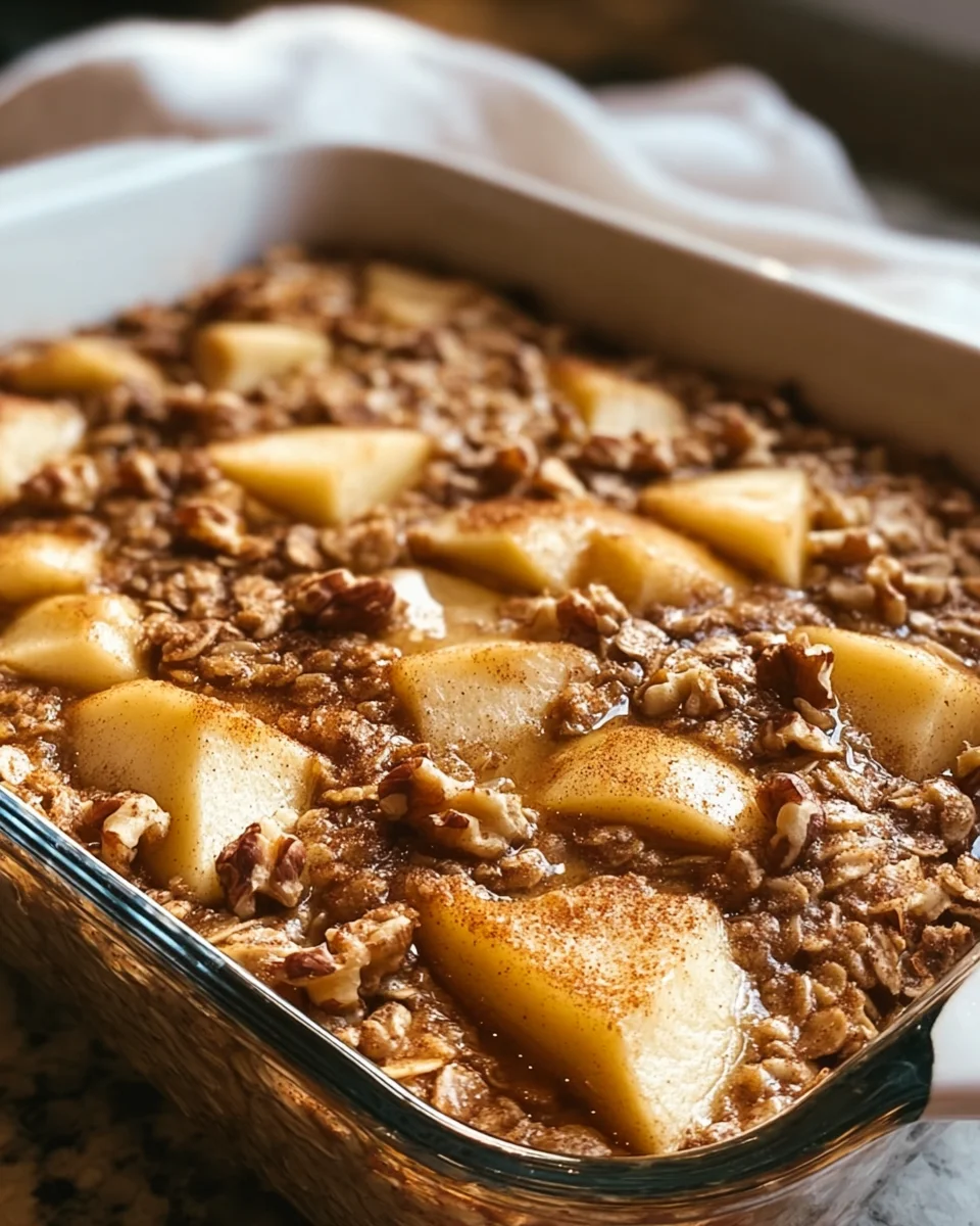 Delicious Apple Cinnamon Oatmeal Bake Recipe for Easy Mornings