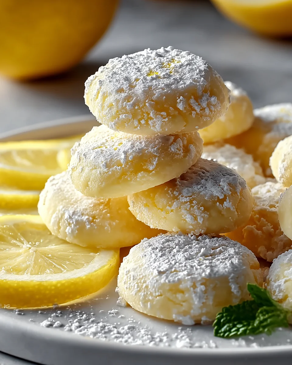 Delicious Lemon Meltaways: Irresistibly Light & Zesty Treats