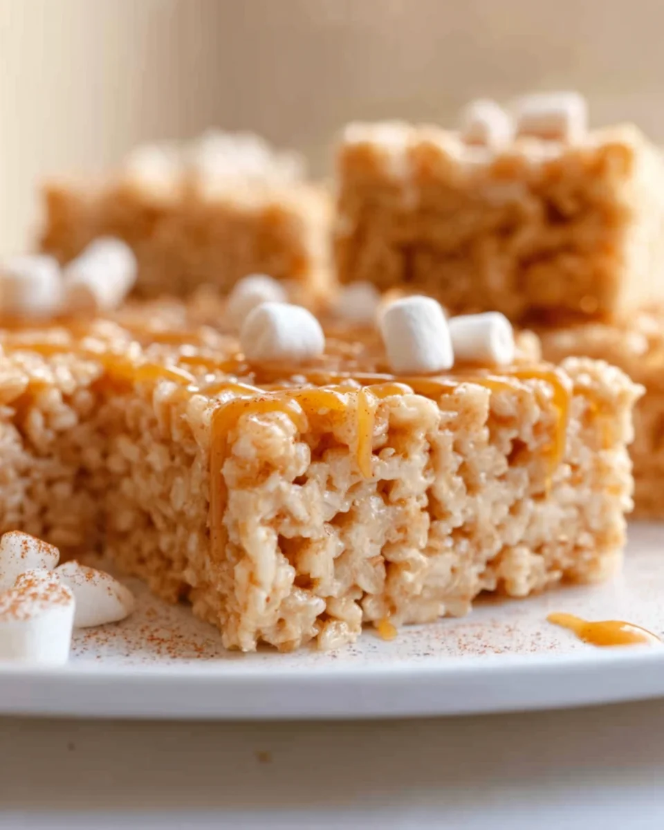 Apple Pie Rice Krispie Treats