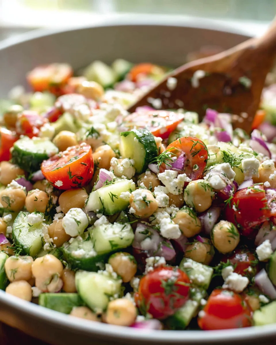 Refreshing Chickpea Cucumber Salad: Quick & Healthy Recipe