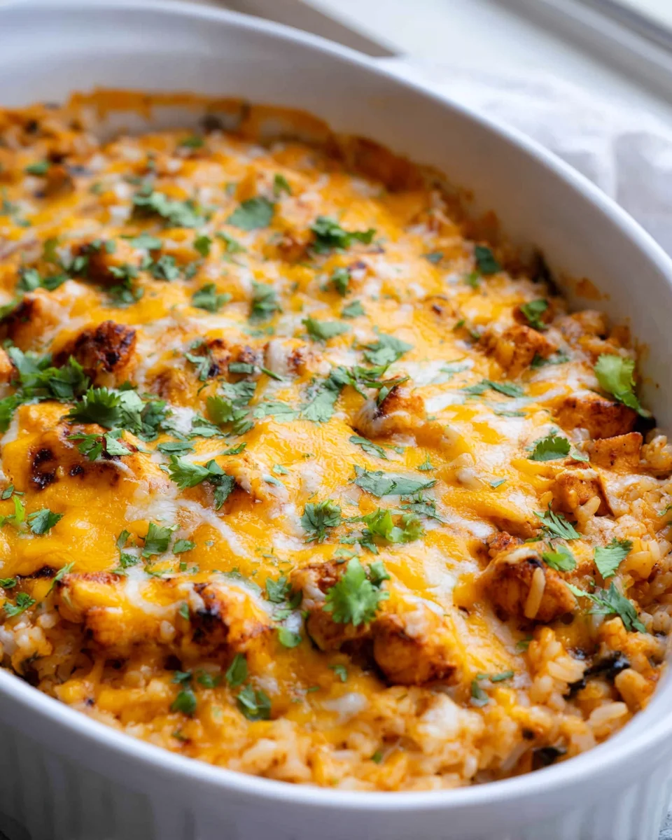 Delicious Chicken and Rice Queso Casserole Recipe to Try!
